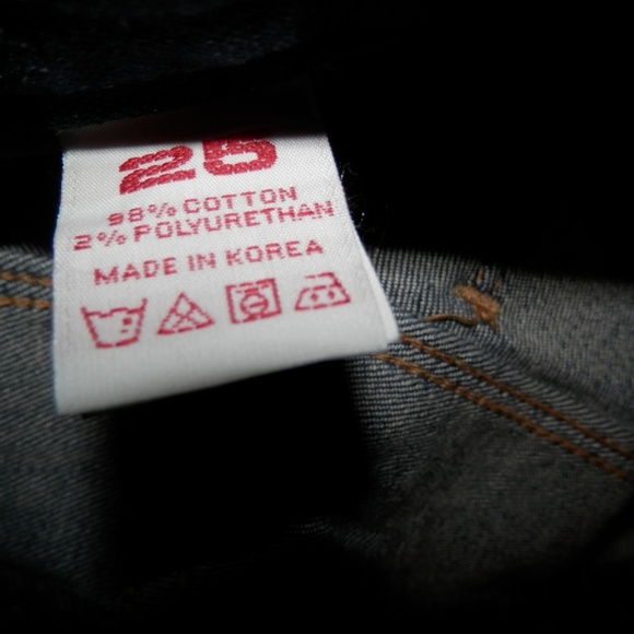 Slinky Womens Jean Shorts Waist 25 Distressed E335 - Picture 5 of 5